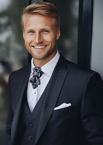 handmade luxury wedding necktie, vertical bow tie, paisley pattern tie, navy blue tie, beige blue paisley tie, groom accessory, unique mens tie, formal event tie, elegant neckwear, satin bow tie, modern classic tie, handmade bow tie, groomsmen gift, luxury tie for wedding, patterned vertical bow, navy paisley necktie, sophisticated menswear, unique wedding tie, stylish bow tie, formal mens accessory, refined tie for groom