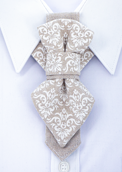 Bow tie hopper tie, Ruty Design, Bow tie, Vertical hopper hand made tie, Vilnius tie, eco friendly linen necktie
