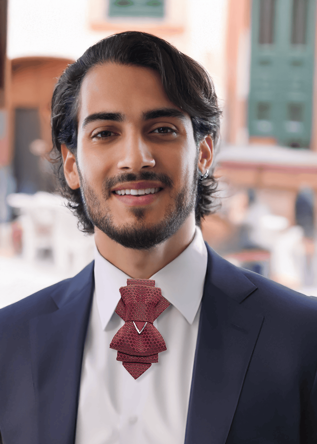 Bow tie "POMEGRANATE"  is a wonderful example of elegance and timeless classics.
So sophisticated, calm, but at the same time very luxurious.
Different bow tie, Kitoks kaklaraištis
Wedding ties for grooms, Black wedding tie, Wedding tie inspiration
wedding bow ties, bow tie designs