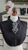 Black and white houndstooth Hopper Tie for women, shown in motion.