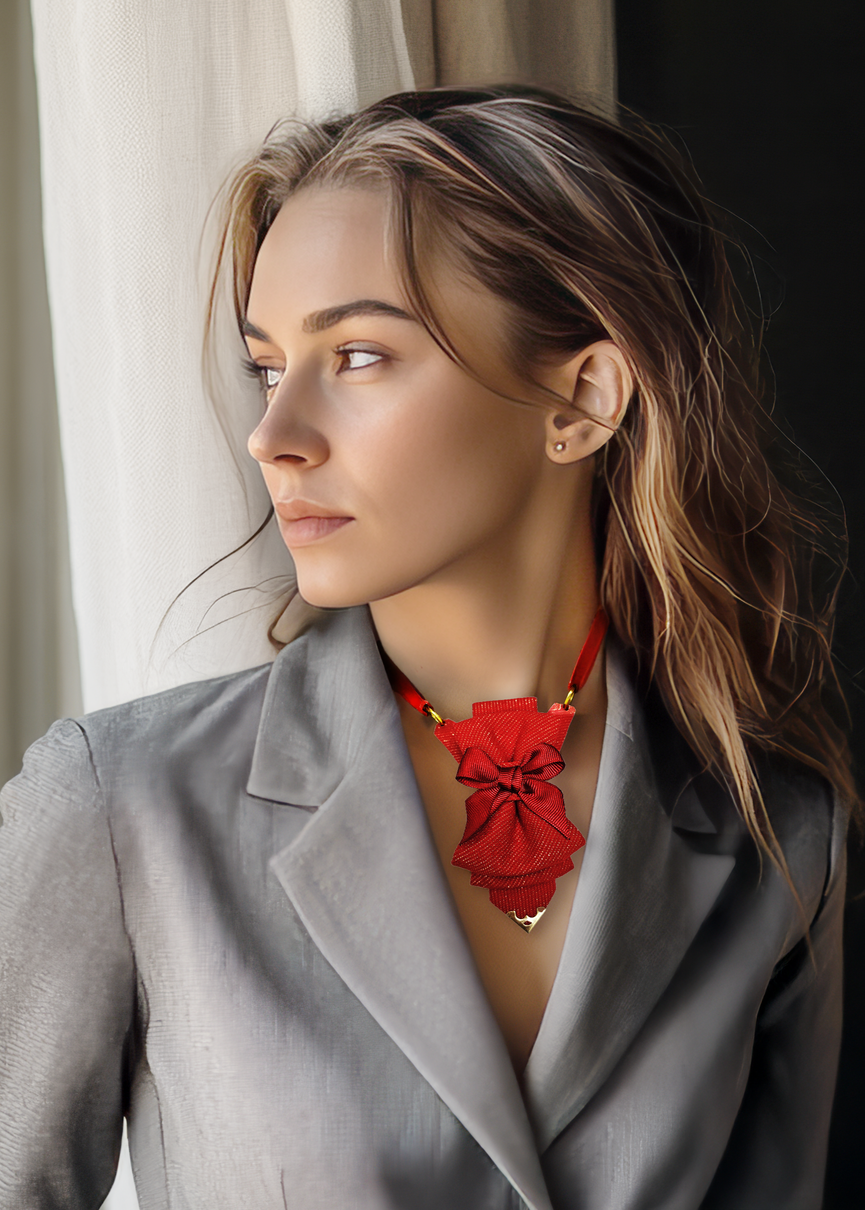 Vertical bow tie
Red bow tie
Unique bow tie
Handmade bow tie
Luxury bow tie
Statement bow tie
Unisex bow tie
Modern bow tie
Fashion bow tie
Elegant bow tie
Designer bow tie
Wedding bow tie
Groom bow tie
Stage performer bow tie
Musician bow tie
TV host bow tie
Red necktie
Bold bow tie
High-quality bow tie
Artistic bow tie
Rowan bow tie
Red vertical tie
Avant-garde bow tie
Red fashion accessory
Handmade men's accessory
Unique wedding accessory