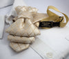 kitoks kaklaraištis,  kitokia varlytė, kitokia peteliškė, sand color bow tie, wedding yellow tie, necktie for wedding, bright tie for groom