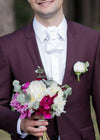 HOPPER TIE WHITE WHITE (Wedding tie)
