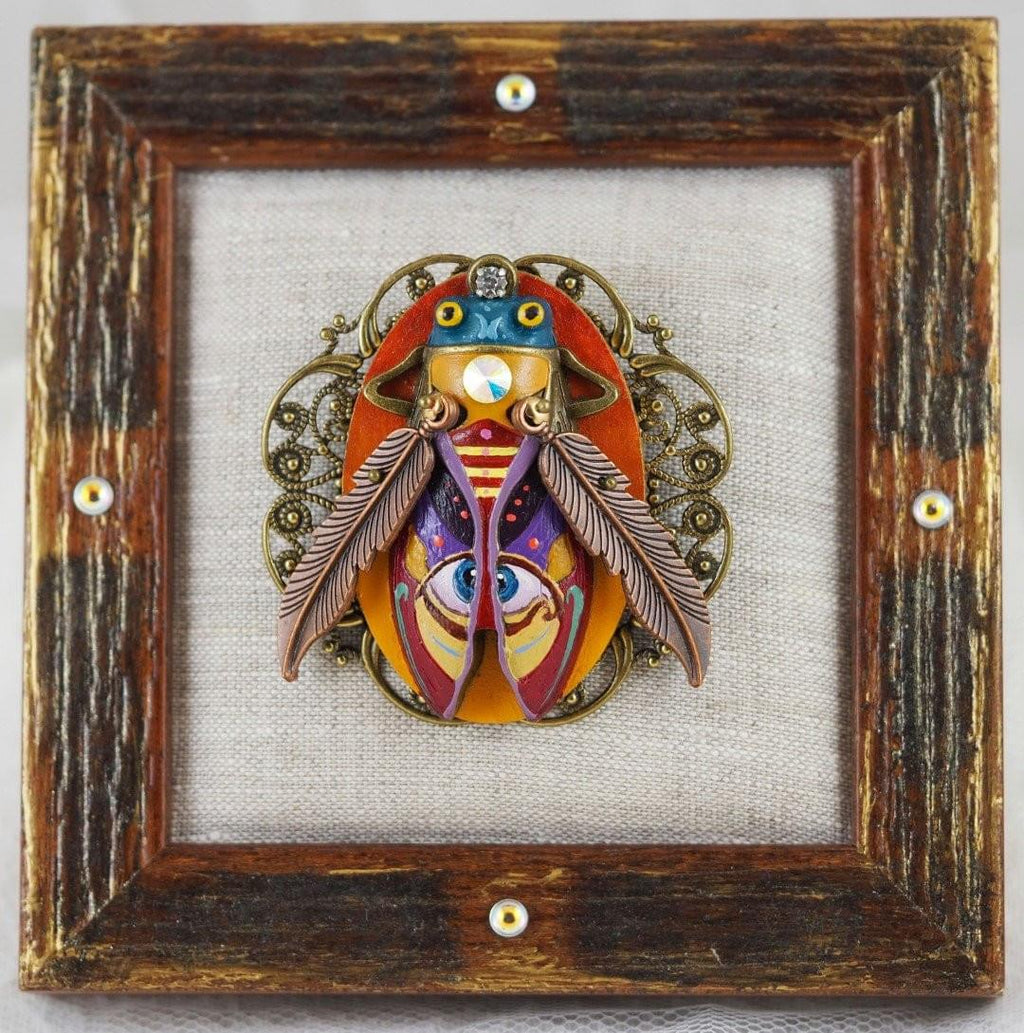 BROOCH EYE created by painter Marijus Piekuras