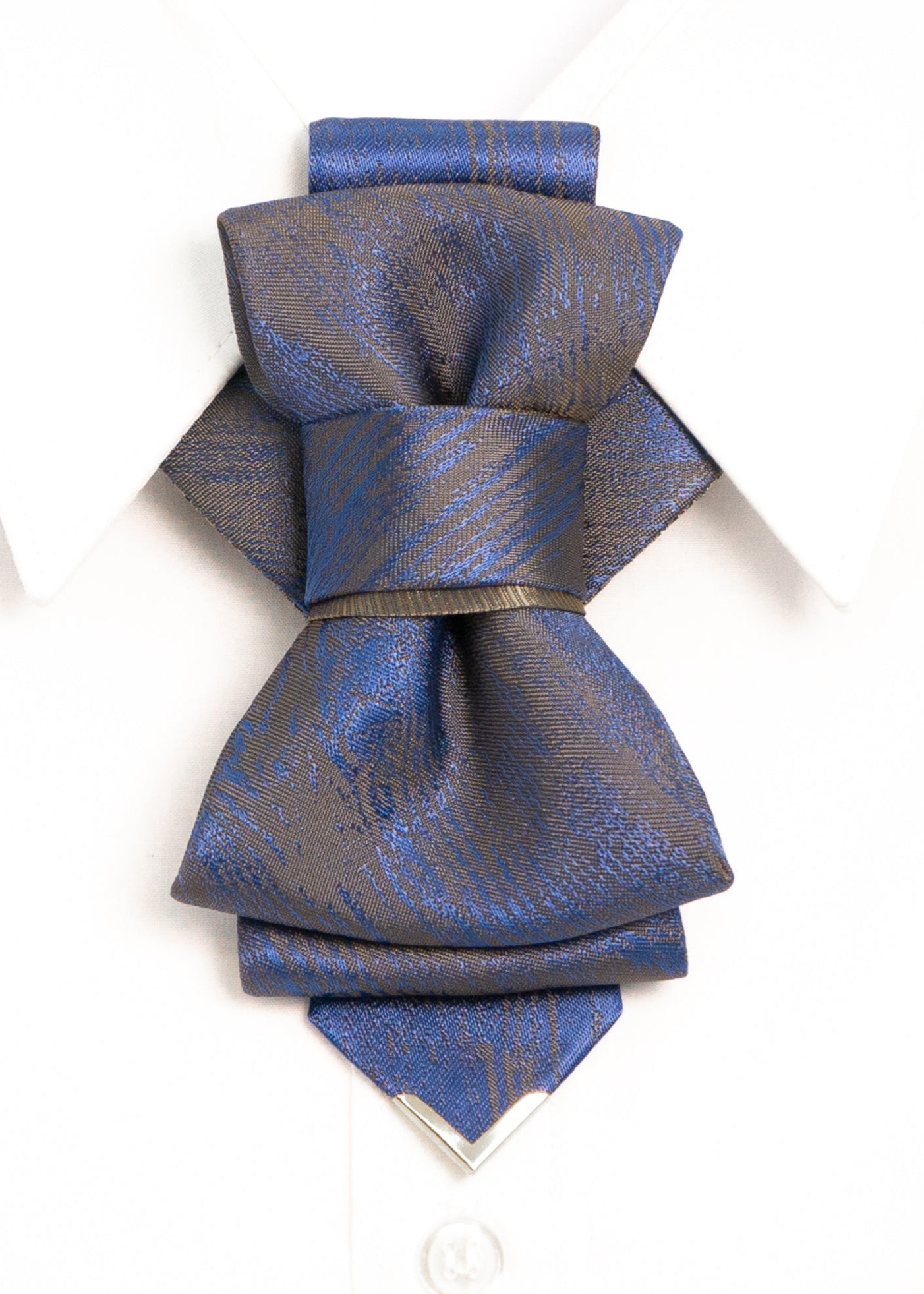 Blue wedding tie, Unique stylish necktie, Blue Bow tie for elegant men