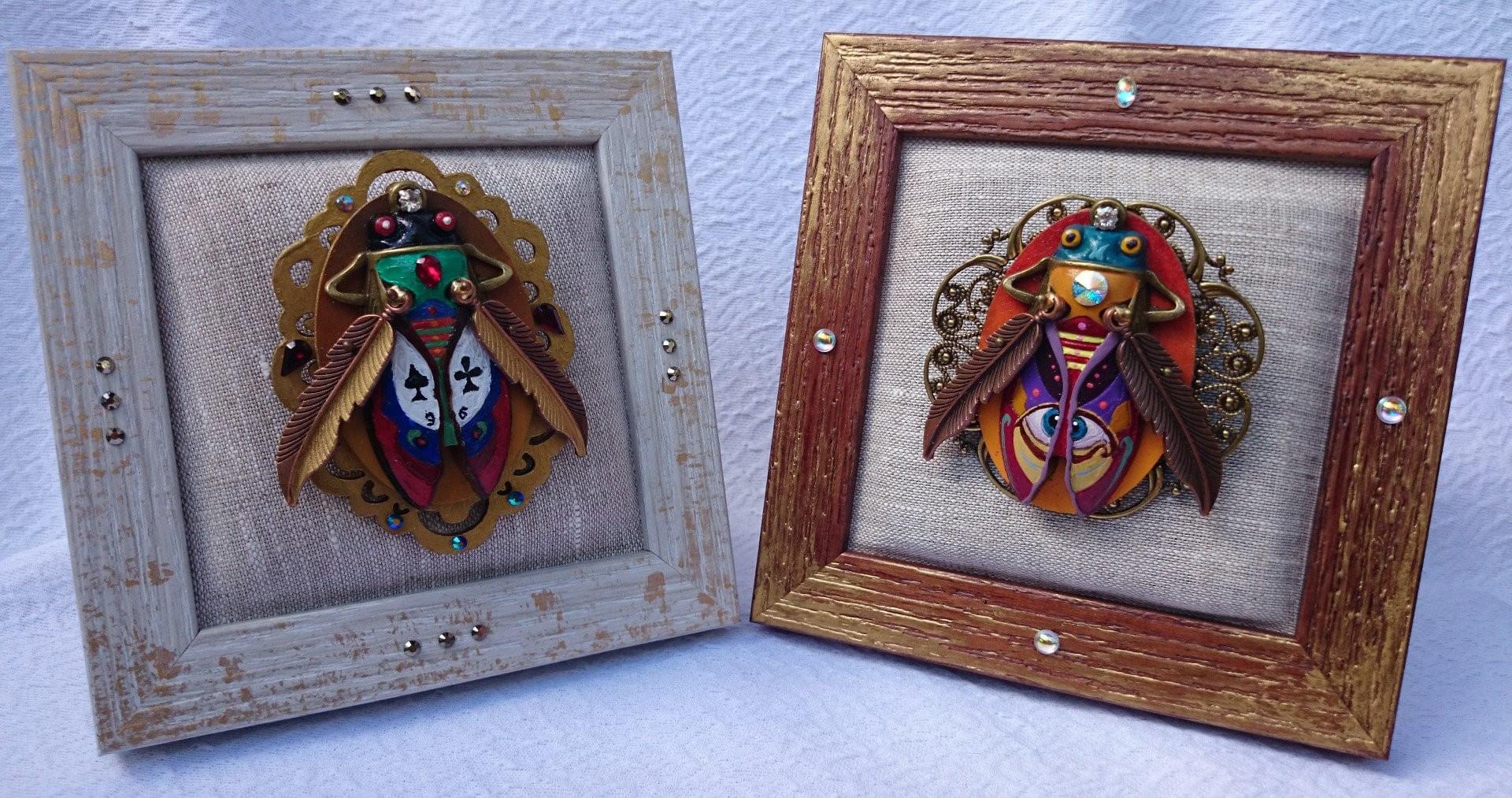 BROOCH EYE created by painter Marijus Piekuras
