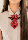 HOPPER TIE RED BIRD FOR LADIES Red Hopper tie for women, red bow tie necktie handmade, Hopper tie Red Bird ladies accessory, luxury red women’s bow tie, artistic women’s neck accessory red, handmade red bow tie for women, red polka dot bow tie necktie, romantic women’s necktie accessory, statement red bow tie for ladies, elegant red neck accessory for women, women’s bow tie with gold accents, red artistic necktie handmade, luxury women’s fashion accessory red, women’s evening outfit neck accessory, red bow 