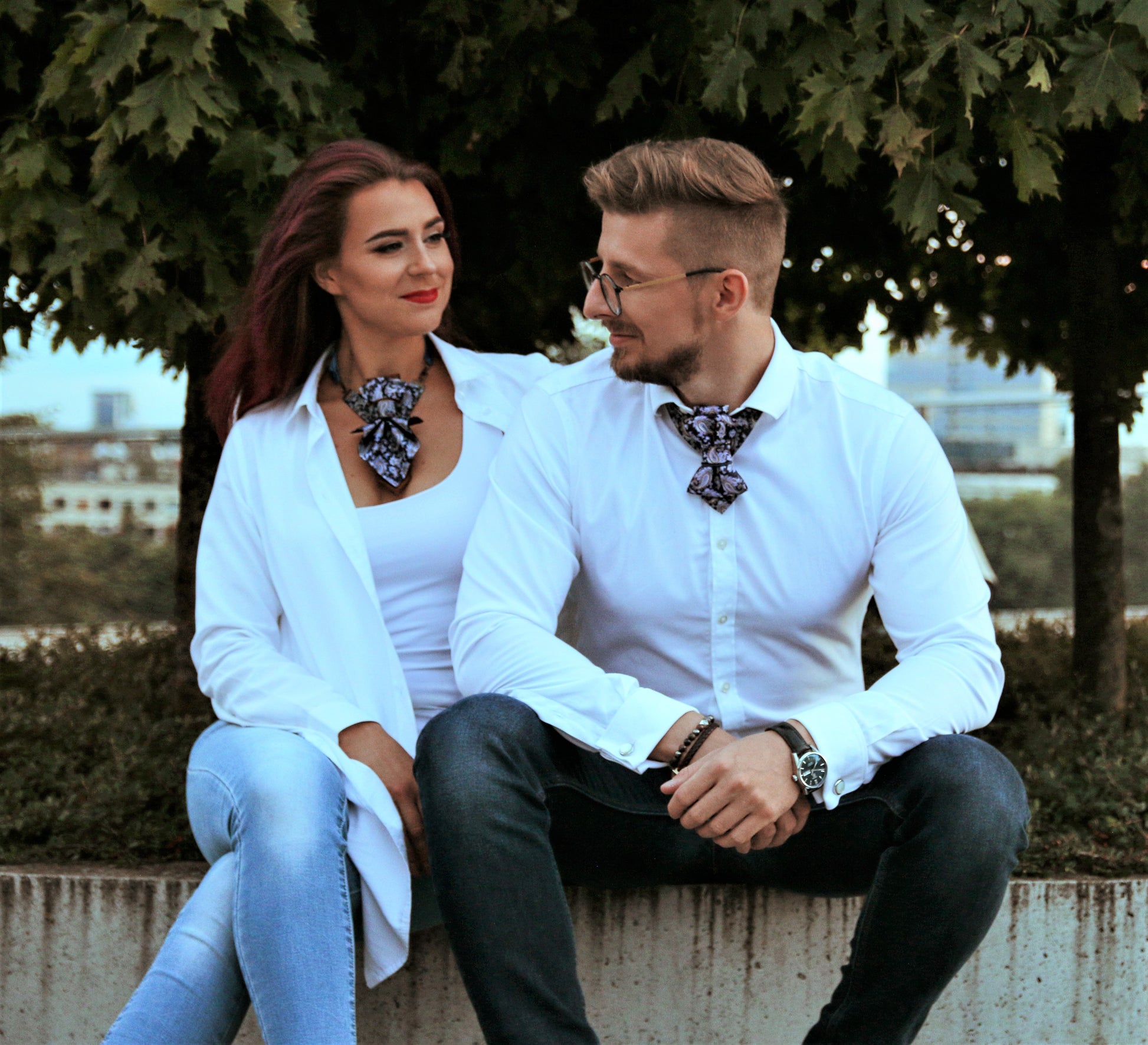 HOPPER TIE ORIENTAL TALE JABOT  FOR LADIES