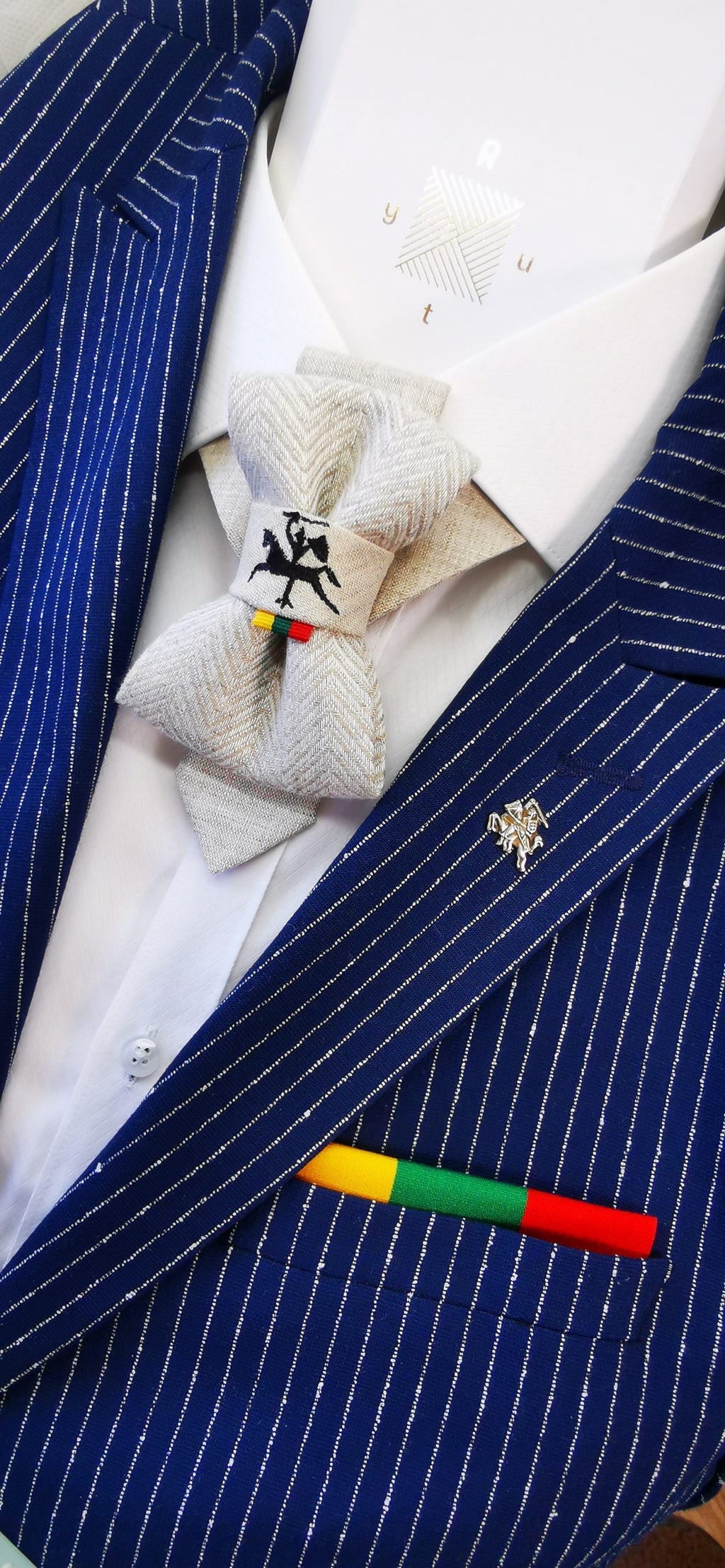POCKET SQUARE TRICOLOR