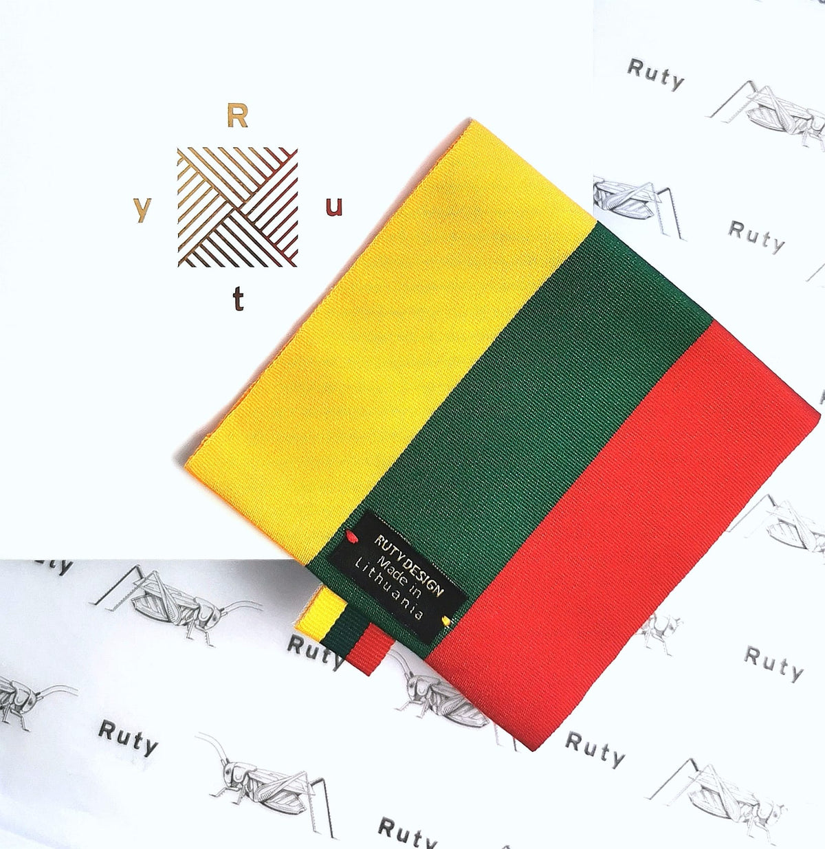 POCKET SQUARE TRICOLOR Ruty design Pocket square ruty