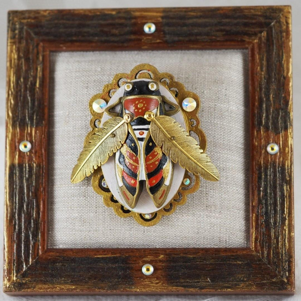 BROOCH SPAIN created by painter Marijus Piekuras