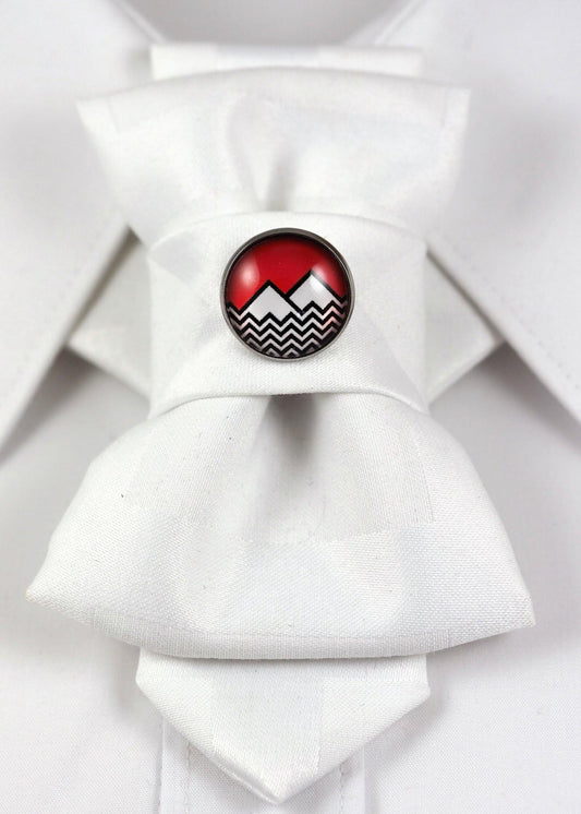 Bow Tie, Tie for wedding suite BADGE - MOUNTAINS hopper tie DECOR ELEMENT