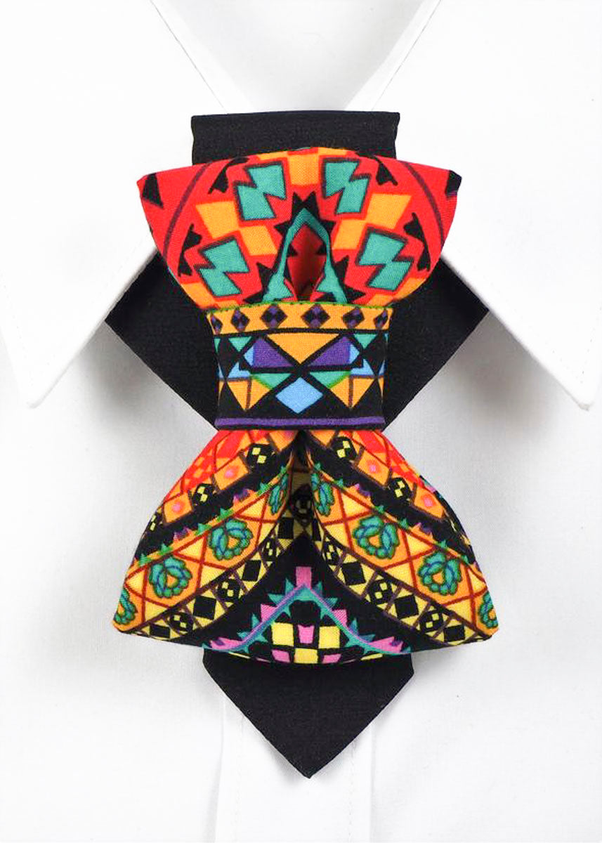 Bow Tie, Tie for wedding suite KERALA hopper tie Bow tie, handcrafted tie, vilnius tie 
colorful vertical bow tie for wedding

handmade luxury necktie unisex

original designer bow tie by Rūta Piekurienė

bright artistic necktie for men and women

modern elegant bow tie with box

luxury fashion tie from Lithuania

unique colorful tie for special occasions

bold wedding accessory handmade

high-fashion statement tie Kerala

vivid art bow tie for musicians and grooms
