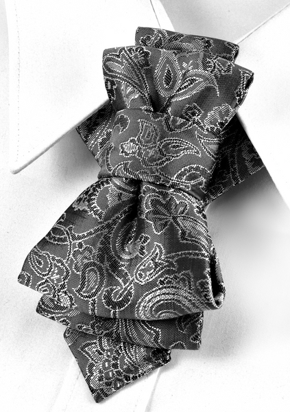 HOPPER TIE SILVER GARDEN, Hopper bow tie Ruty Design Bow Tie Original vertical bow tie Hand made