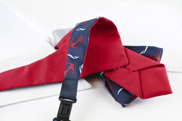 Bow Tie, Tie for wedding suite VERTICAL BOW TIE BY RUTY DESIGN - ANCHOR hopper tie Bow tie