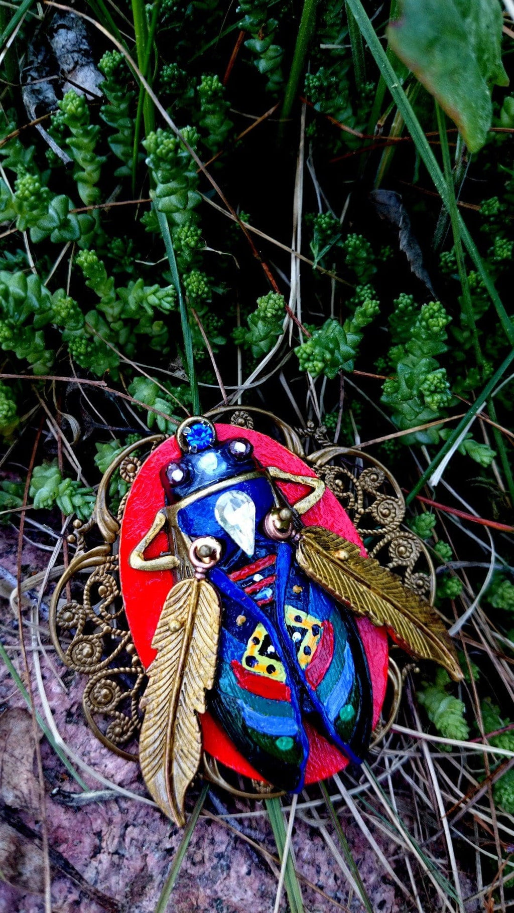 NECKLACE MEXICAN created by painter Marijus Piekuras