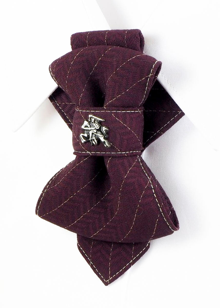 bordeaux bow tie, handmade necktie, luxury wedding tie, vertical layered tie, merlot color tie, groom accessory, elegant menswear, performer neckwear, artistic bow tie, chevron pattern tie, red wine color tie, unique handmade tie, ruty design tie  Bow Tie, Tie for wedding suite MERLOT II hopper tie Bow tie, kaklaraištis su vyčiu