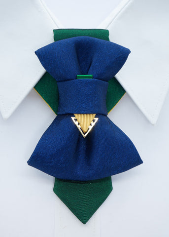 bow tie for women, unisex bow tie, blue bow tie, wedding bow tie, unique necktie, original handmade tie