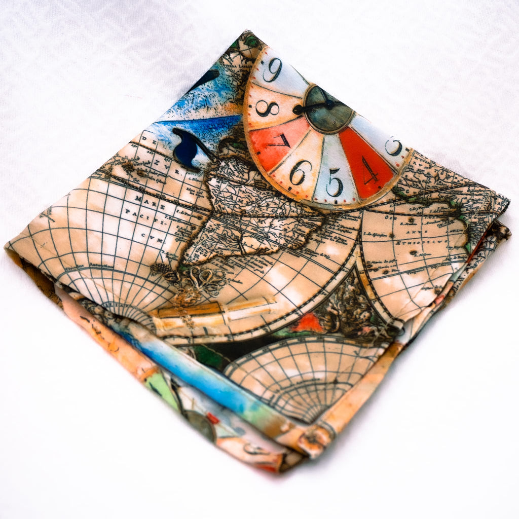 Pocket square "Travel "