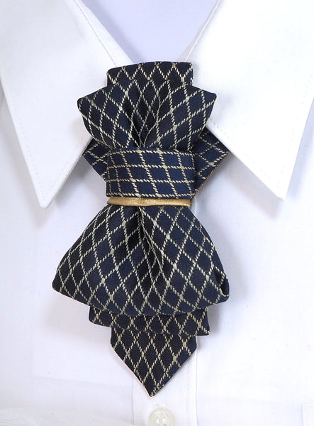 Striped bow tie
