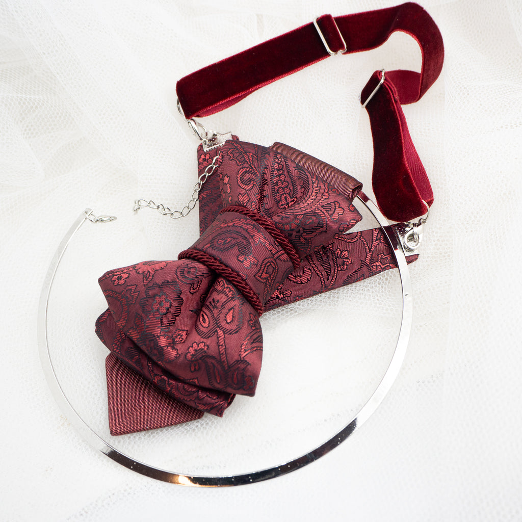Luxury hand made artistic necktie for women