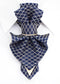 FEMALE BOW TIE "BLUE GOTHIC" Unique handmade bow ties ruty