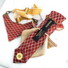 Female bow tie "Red Gothic", women's necktie,  red tie for lady