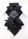Handmade black necktie for women
Unique black necktie design
Luxury handmade necktie
Elegant womens necktie
High-quality black necktie
Black necktie with rose detail
Unisex luxury black tie
Artistic handmade necktie
Modern vertical bow tie
Statement necktie for special occasions
Fashionable black tie for musicians
Perfect necktie for weddings and events
Handmade necktie for a bold look
Designer necktie for formal wear
Sophisticated black tie for women