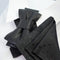 black faux leather bow tie, biker style bow tie, vertical bow tie design, black synthetic leather necktie, edgy men bow tie, unisex bow tie accessory, handmade leather look bow tie, modern statement bow tie, alternative fashion neckwear, biker inspired bow tie, wedding bow tie black, groomsmen bow tie unique, christmas party bow tie, formal leather style bow tie, minimalist black bow tie, stylish men neck accessory, women bow tie fashion, luxury faux leather bow tie