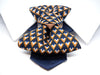 Bow tie with triangles, colorful bow tie, Blue hopper tie, vedding necktie