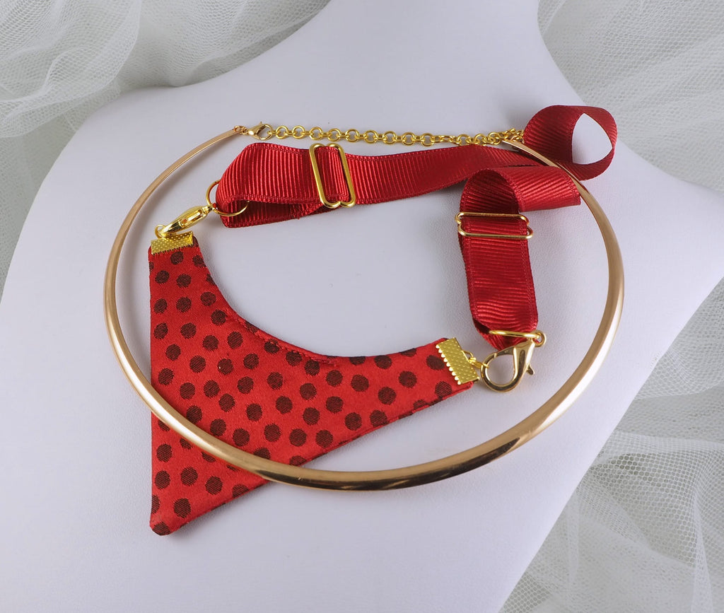 RED Bow tie for women, hopper tie for women, Ruty Design tie, Vertical bow tie, hand-made tie, gift for stylish women, Wedding Bow Ties & Neckties