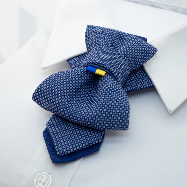 blue and yellow tie, tie with ukrainian flag, ukraine tie, kiev tie