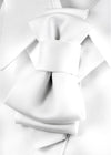 HOPPER TIE WHITE WHITE (Wedding tie), white wedding bow tie