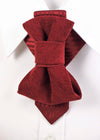 Luxury red vertical bow tie handmade by designer Rūta Piekurienė

Unique groom wedding necktie in deep red with vertical bow shape

Modern red wedding bow tie for men – exclusive designer accessory

Handmade vertical necktie in red – elegant groom fashion detail

Close-up of luxury red bow tie for weddings and formal occasions

Original unisex vertical necktie designed by Rūta Piekurienė

Artistic red tie with bow design for exclusive events and weddings

Red vertical bow tie styled on groom – luxury handma