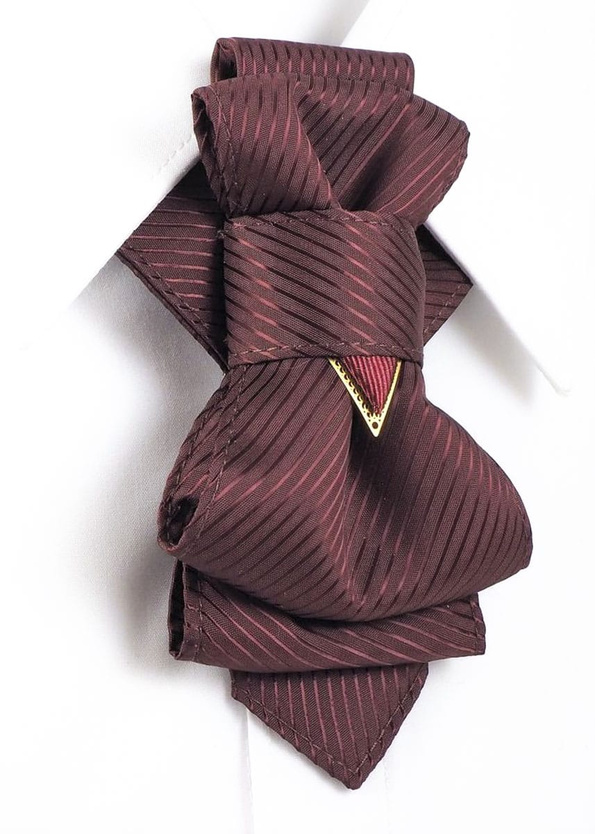 Bow Tie, Tie for wedding suite SHIRAZ hopper tie Bow tie uxury necktie, handmade tie, burgundy tie, wedding tie, groom accessory, musician tie, performer tie, stage outfit, unique neckwear, layered necktie, formal wear, luxury menswear, wine red tie, striped tie, gala accessory, mens fashion, artistic tie, luxury wedding accessory, Bow Tie, Tie for wedding suite SHIRAZ hopper tie Bow tie