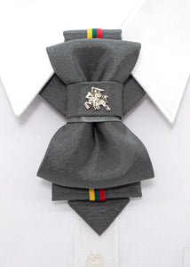 Novelty tie, Lithuania flag tie, Lithuania tie with Vytis symbol