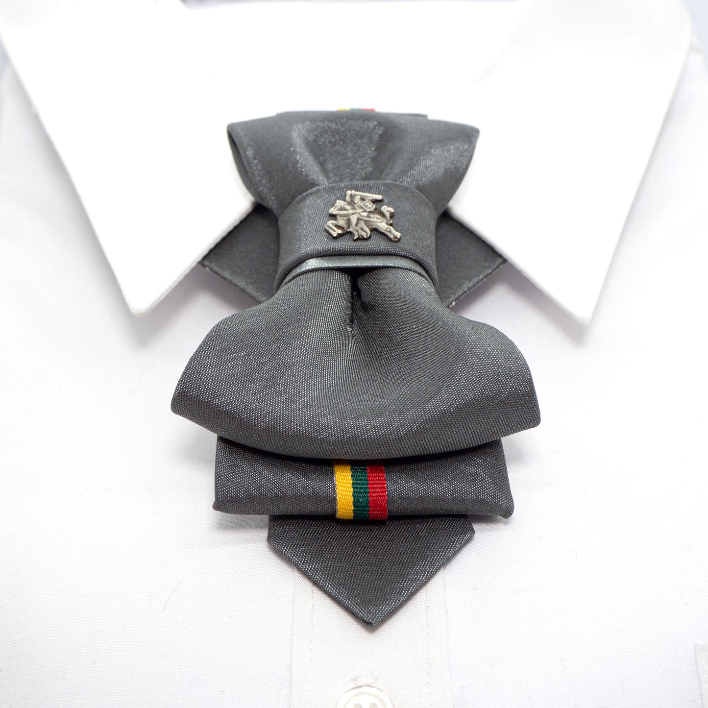 Novelty tie, Lithuania flag tie, Lithuania tie with Vytis symbol