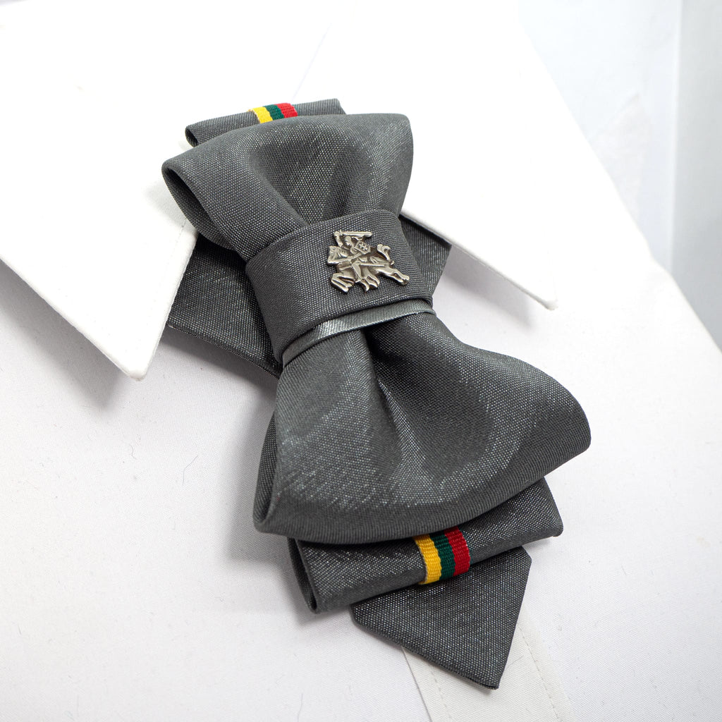 Novelty tie, Lithuania flag tie, Lithuania tie with Vytis symbol