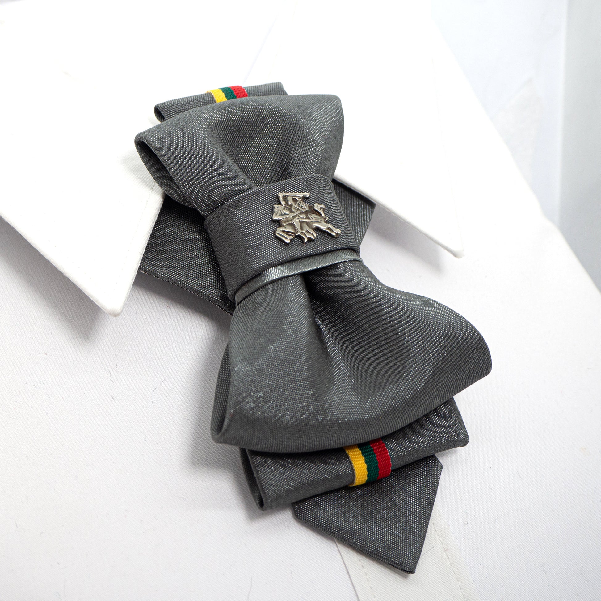 Novelty tie, Lithuania flag tie, Lithuania tie with Vytis symbol