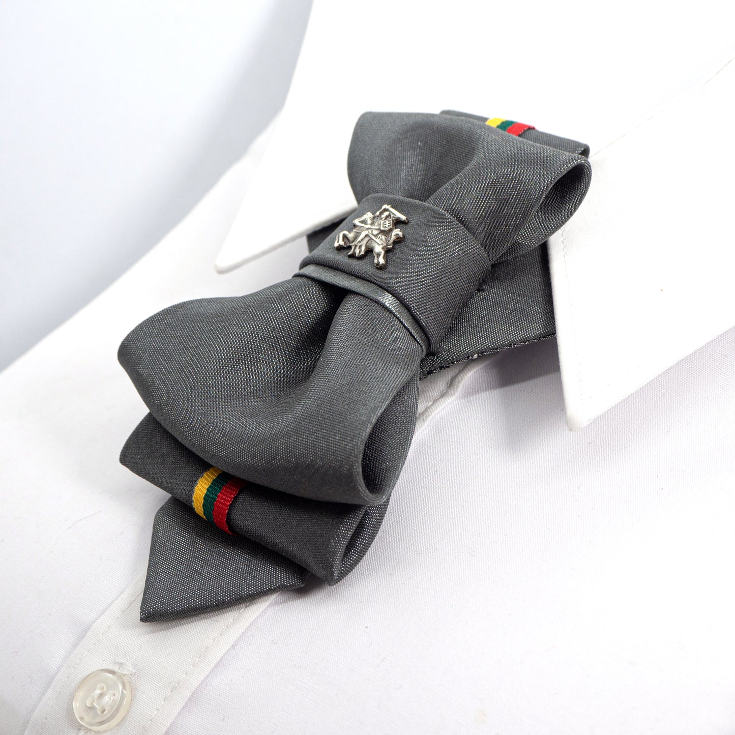 Novelty tie, Lithuania flag tie, Lithuania tie with Vytis symbol