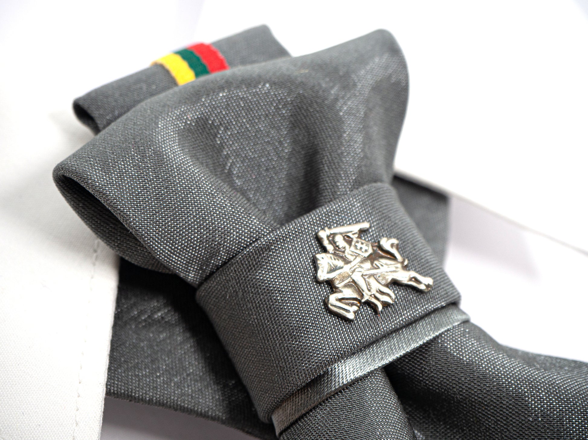 Novelty tie, Lithuania flag tie, Lithuania tie with Vytis symbol