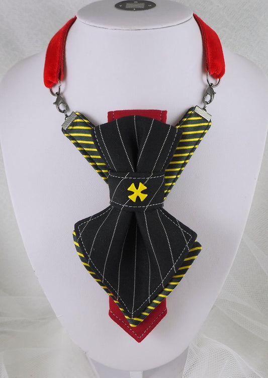 HOPPER TIE VENICE II  FOR LADIES, Tie for women, women neck accessorie, bow tie for her, colorful tie for women, hopper tie for women, ruty design for women, kaklaraištis moterims, moteriška peteliškė sukurta Rūtos Piekurienės peteliškė