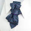 Unique purple bow tie for weddings by rutydesign, Blue Violet hopper tie "mosaic",  Purple Wedding tie