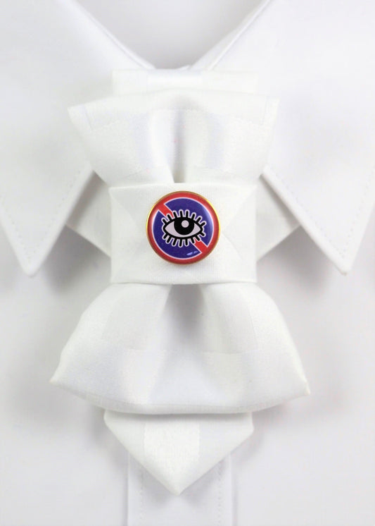 Bow Tie, Tie for wedding suite BADGE - EYE hopper tie DECOR ELEMENT