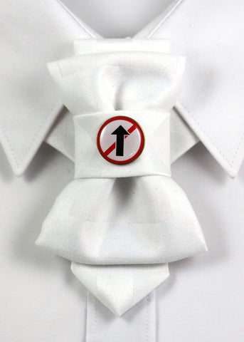 Bow Tie, Tie for wedding suite BADGE - NO WAY hopper tie DECOR ELEMENT
