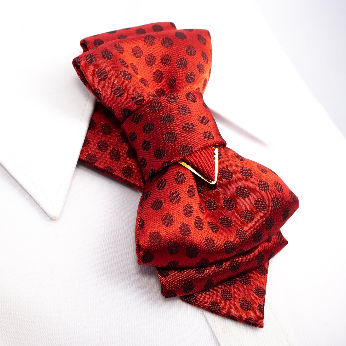 RED Bow tie for women, hopper tie for women, Ruty Design tie, Vertical bow tie, hand-made tie, gift for stylish women, Wedding Bow Ties & Neckties