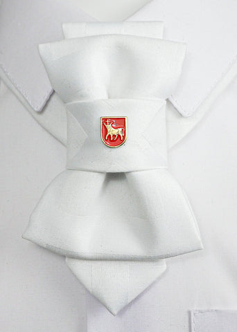 Bow Tie, Tie for wedding suite BADGE - COAT OF ARMS OF KAUNAS hopper tie DECOR ELEMENT