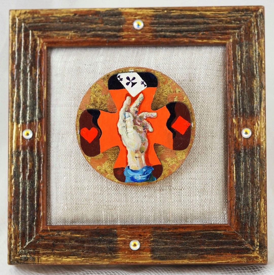 BROOCH CHOICE created by painter Marijus Piekuras