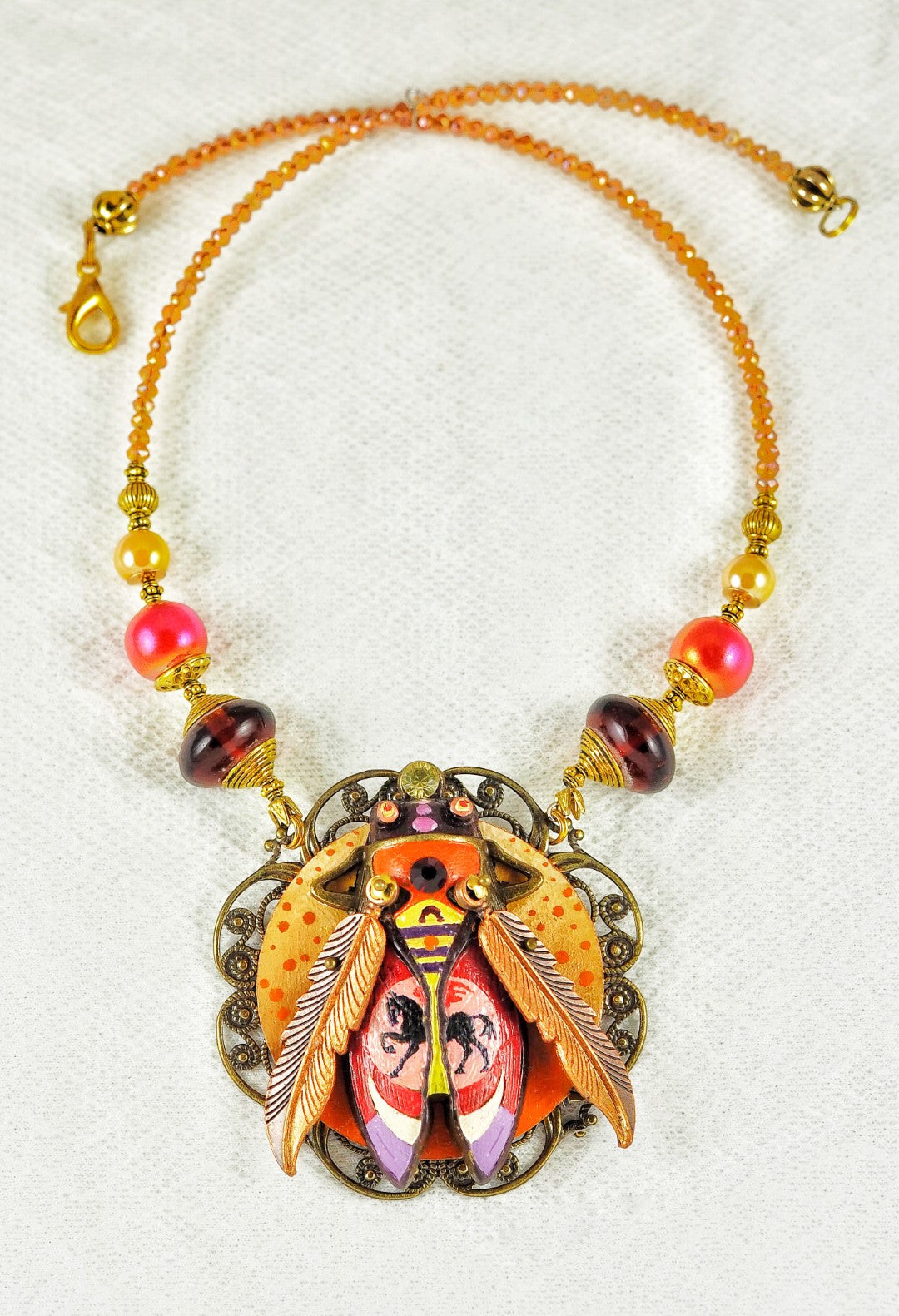 NECKLACE PEGASS created by painter Marijus Piekuras
