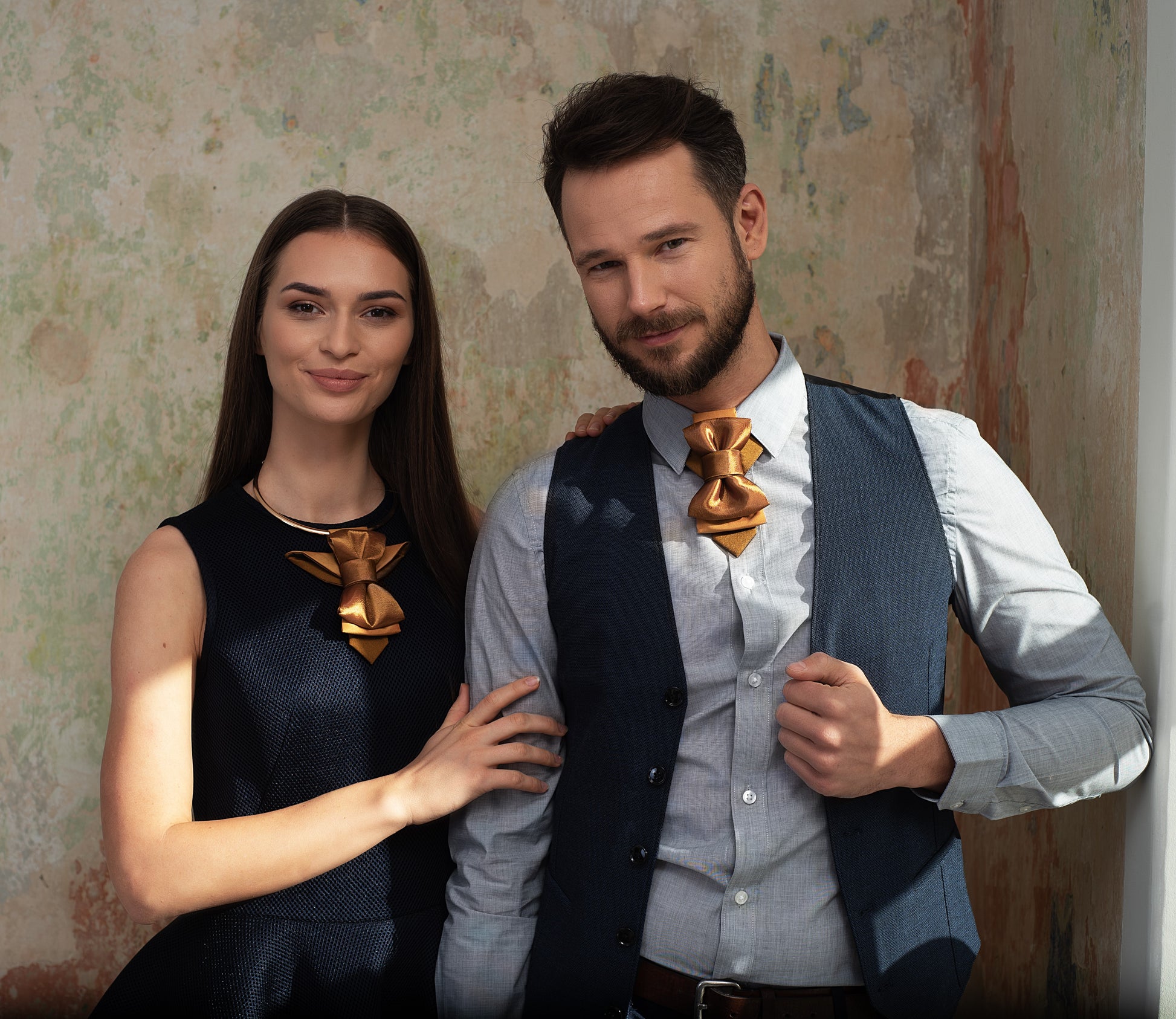 HOPPER TIE BRASS BIRD created by Ruty design, Hopper tie, Bow Tie, Tie